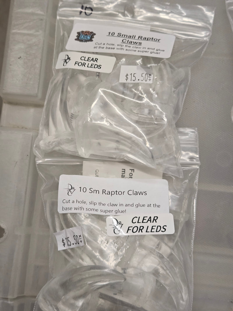 Ready to Ship: Small Raptor Claws