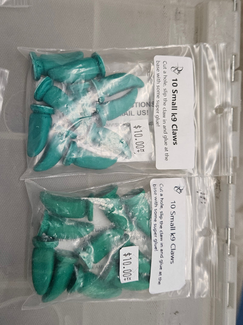 Ready to Ship: Small K9 Claws