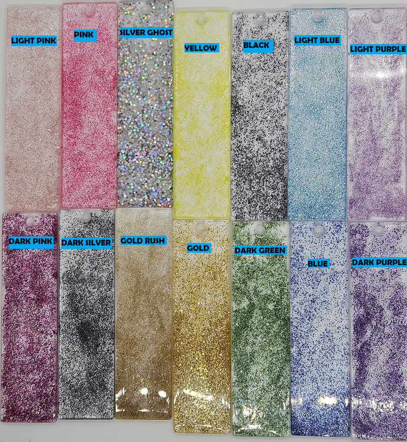 Plastic Glitter Shiny Solid 2 Point Horn *Sold Per Horn*