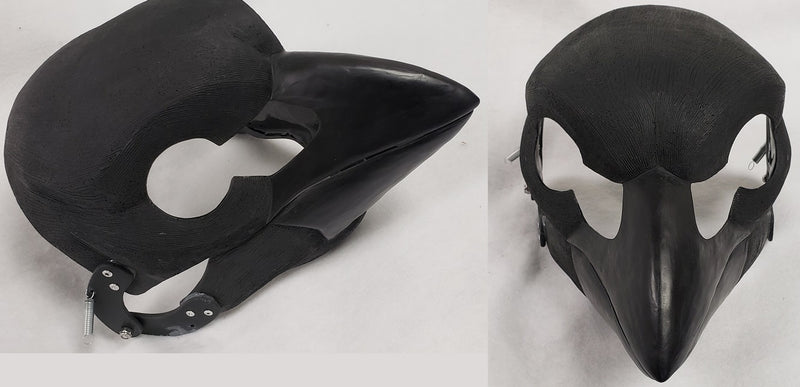 Cut and Hinged Songbird Resin Mask Blank
