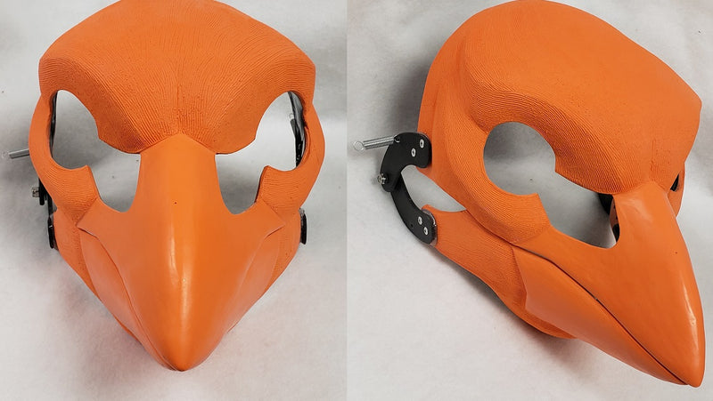 Cut and Hinged Songbird Resin Mask Blank