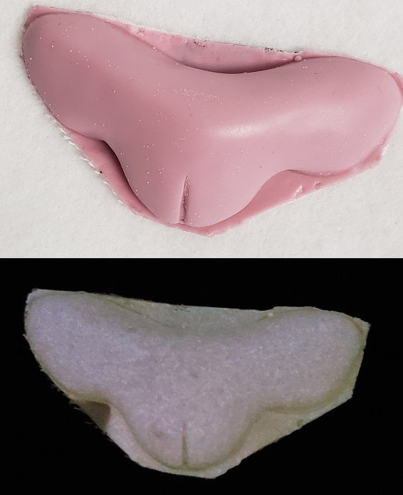 Silicone Glow in the Dark Wide Toony Feline Nose
