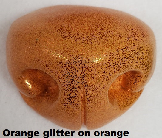 Flexible Glitter Large Toony K9 Nose