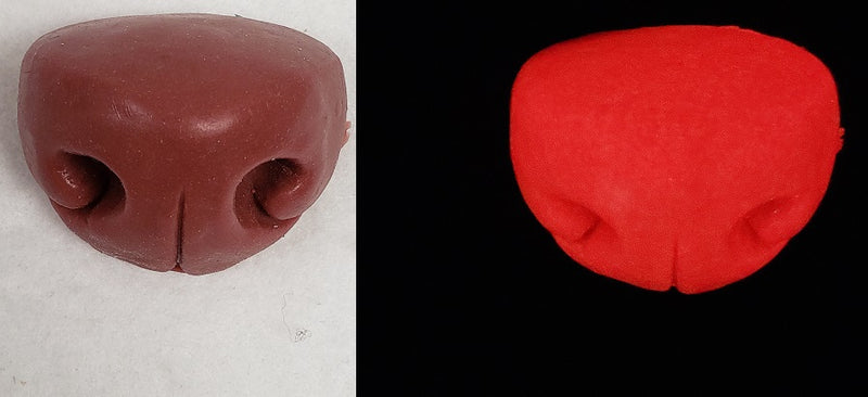 Silicone Glow in the Dark Large Toony K9 Nose