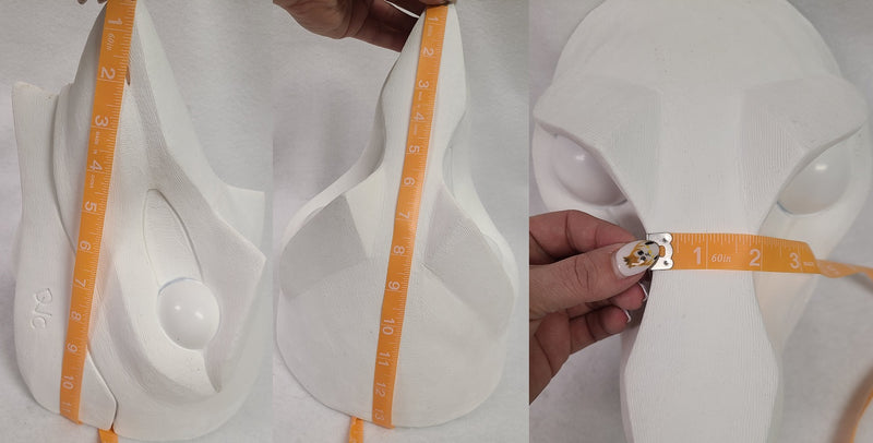 Cut and Hinged Eastern Sergal Resin Mask Blank
