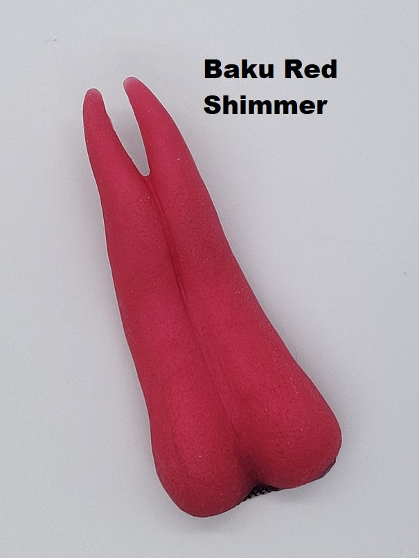 Silicone Shimmer Forked Dragon Tongue