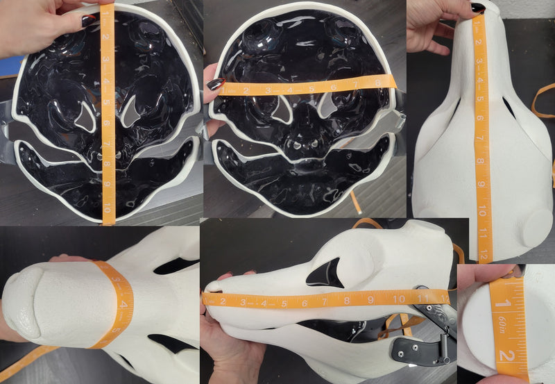 Cut and Hinged Buck Resin Mask Blank