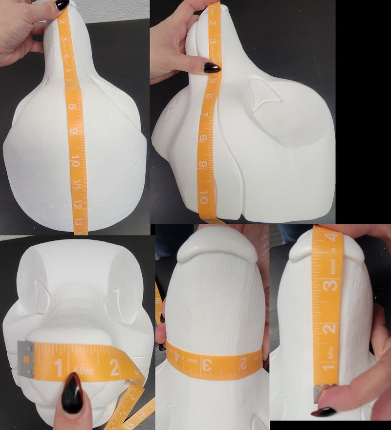 Uncut Doe Resin Mask Blank