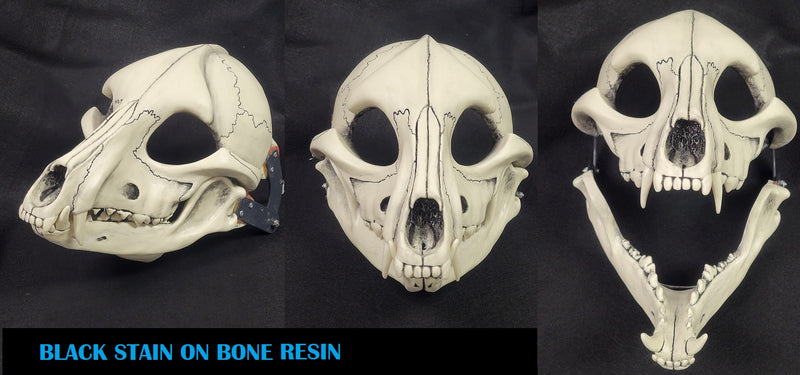 Skeletal K9 Cut and Hinged Mask