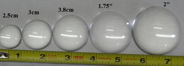 Clear 3D "Following" Resin Eye Blanks