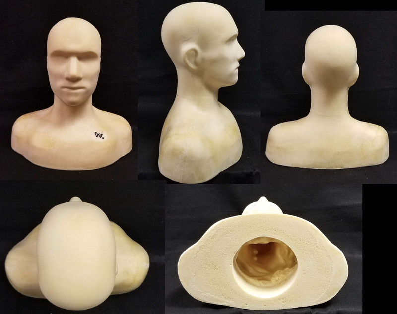 Rigid Foam Mannequin "Manny" 24" Head