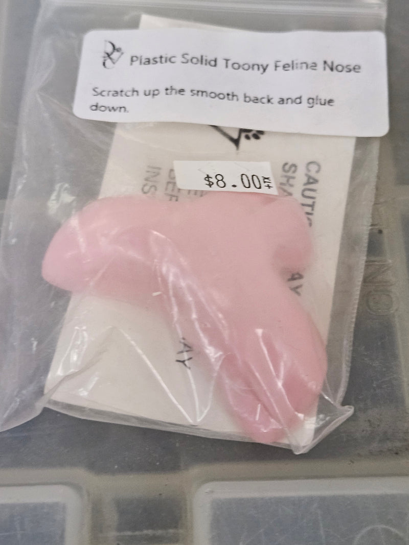 Ready to Ship: Solid Toony Feline Nose