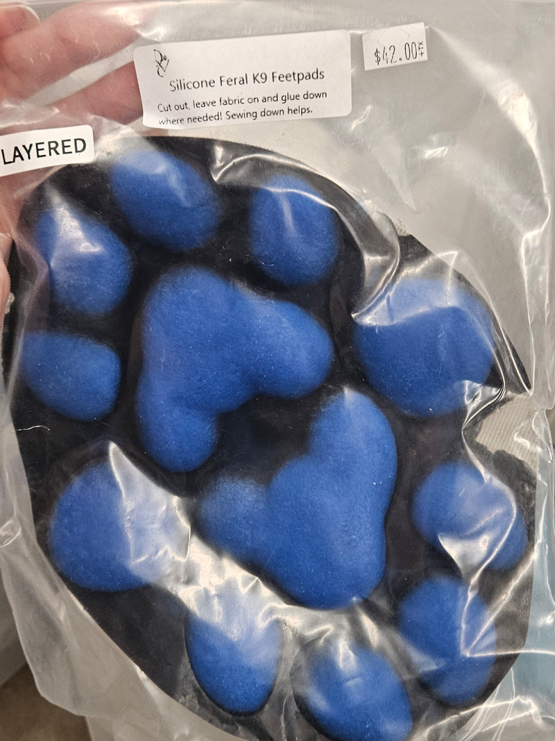 Ready to Ship - Heavy Discount Item: Silicone Feral K9 Feetpads