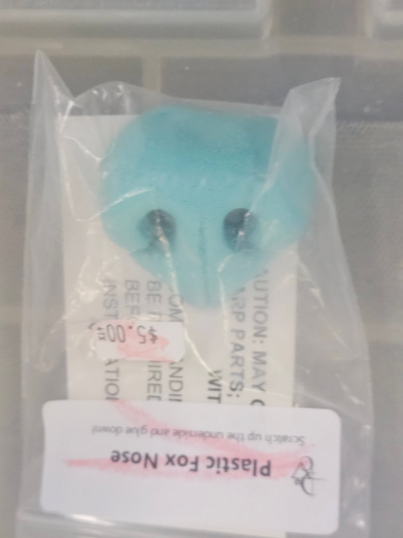 Ready to Ship Heavy Discounted Item: Plastic Fox Nose