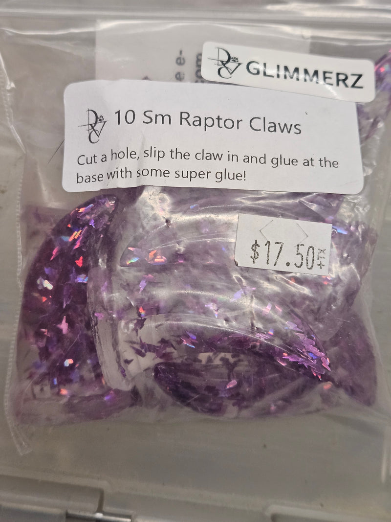 Ready to Ship: 10 Set Small Raptor Claws