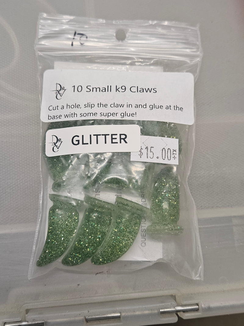 Ready to Ship: 10 Set Small K9 Claws