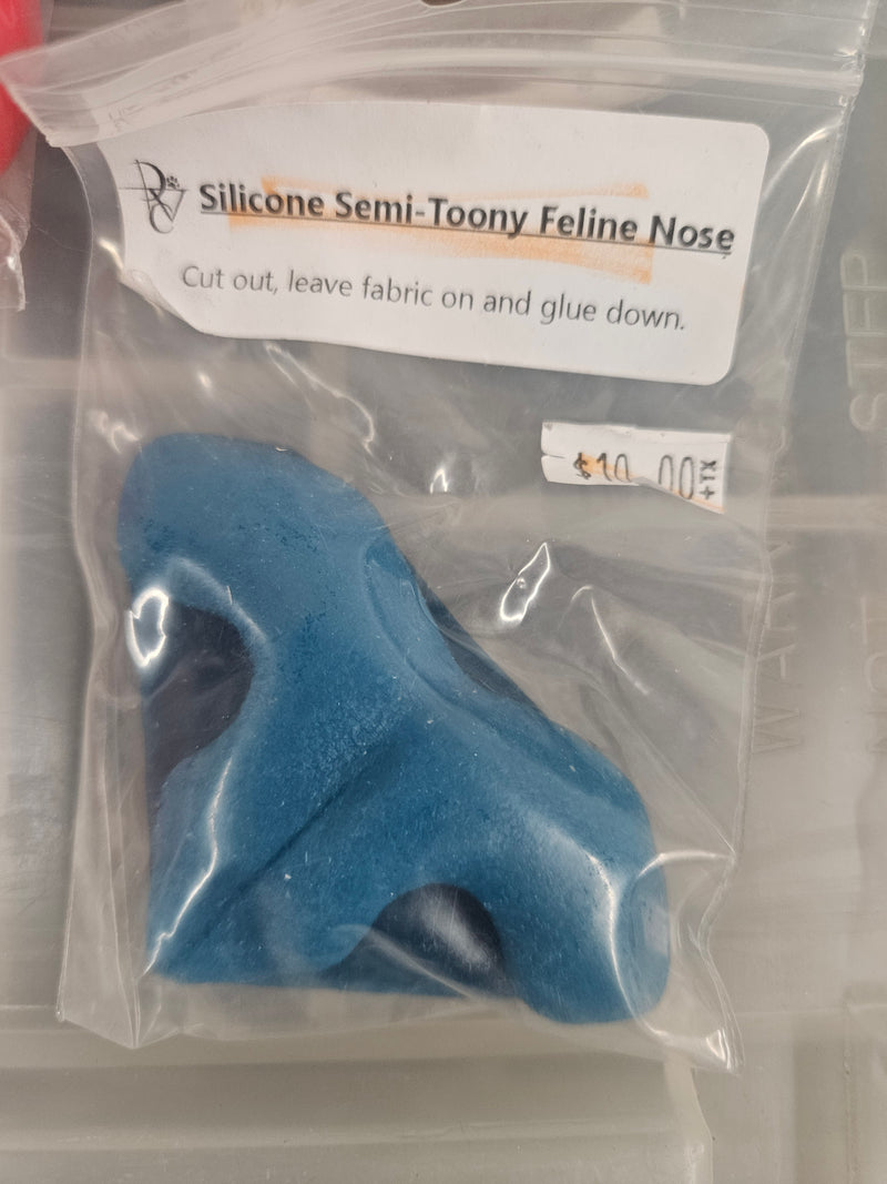 Ready to Ship - Heavy Discount Item: Silicone Semi-Toony Feline Nose