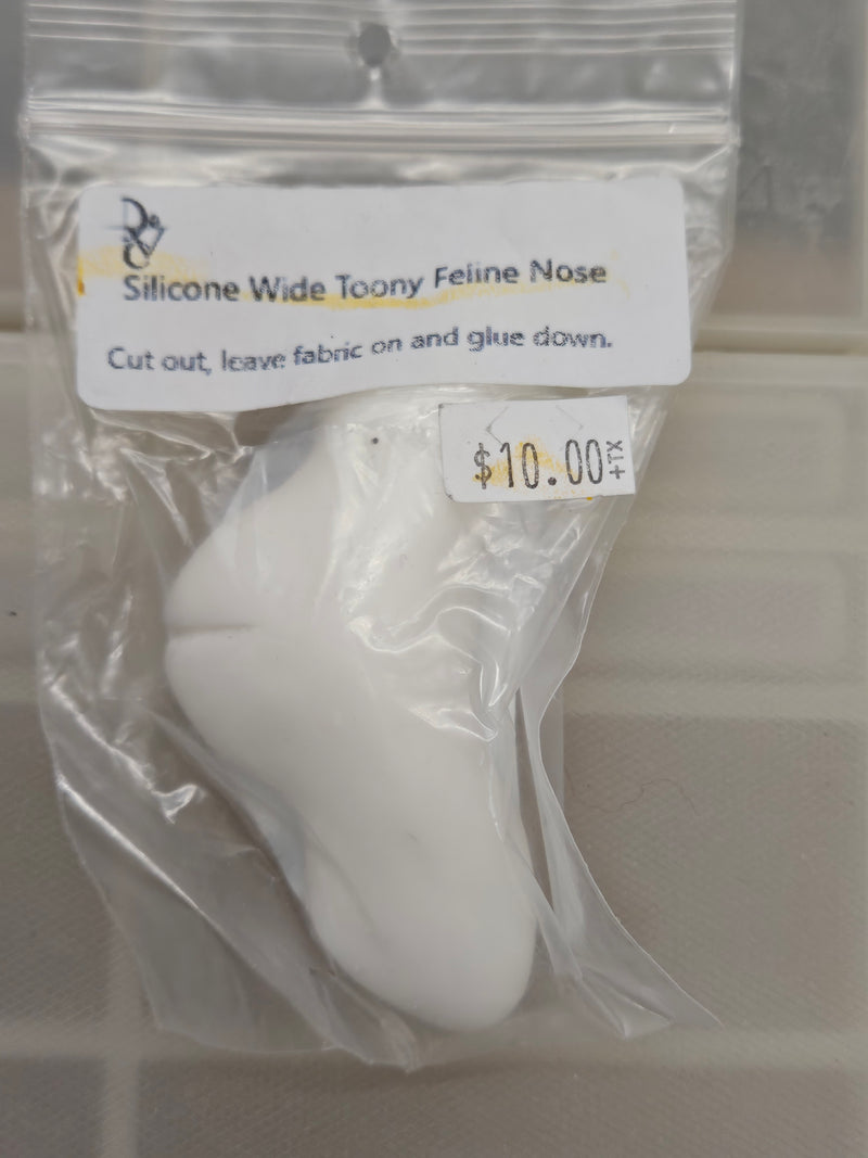 Ready to Ship - Heavy Discount Item: Silicone Wide Toony Feline Nose