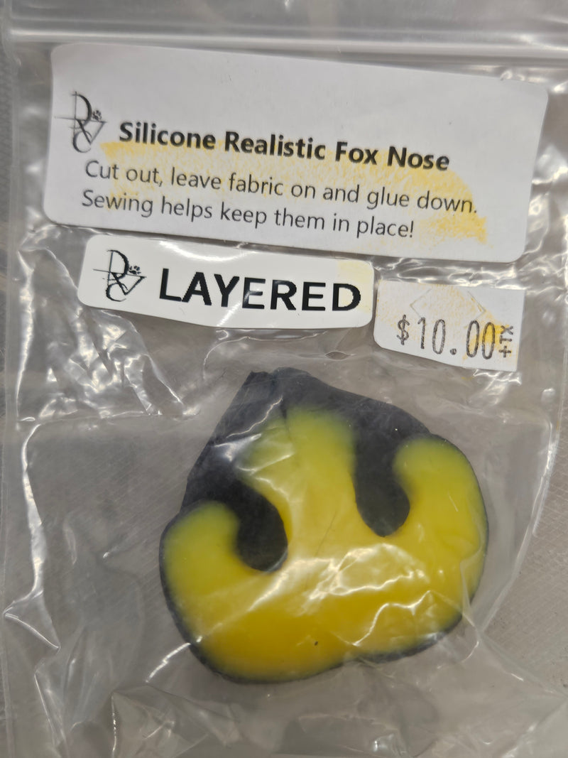 Ready to Ship - Heavy Discount Item: Silicone Fox Nose