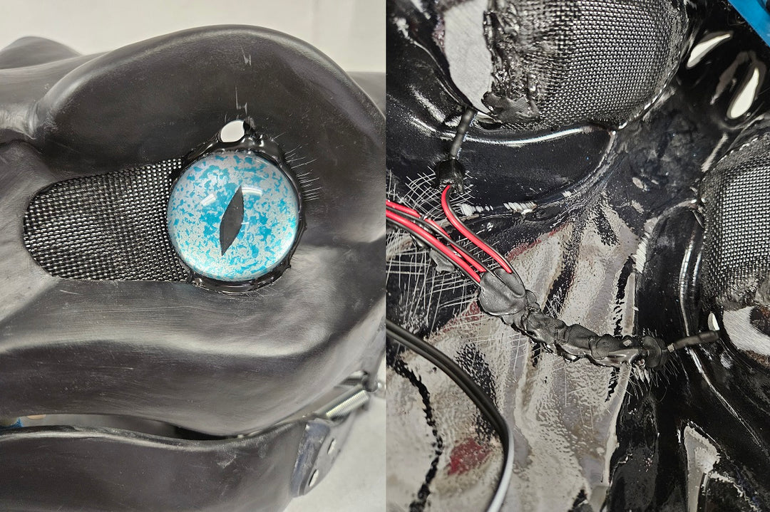 Service Add-On: Installing Eyes/Mesh/Eye LEDs – DreamVision Creations