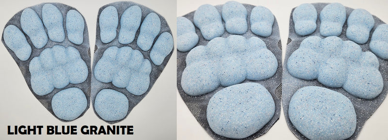 Almohadillas para pies de reptiles de granito de silicona