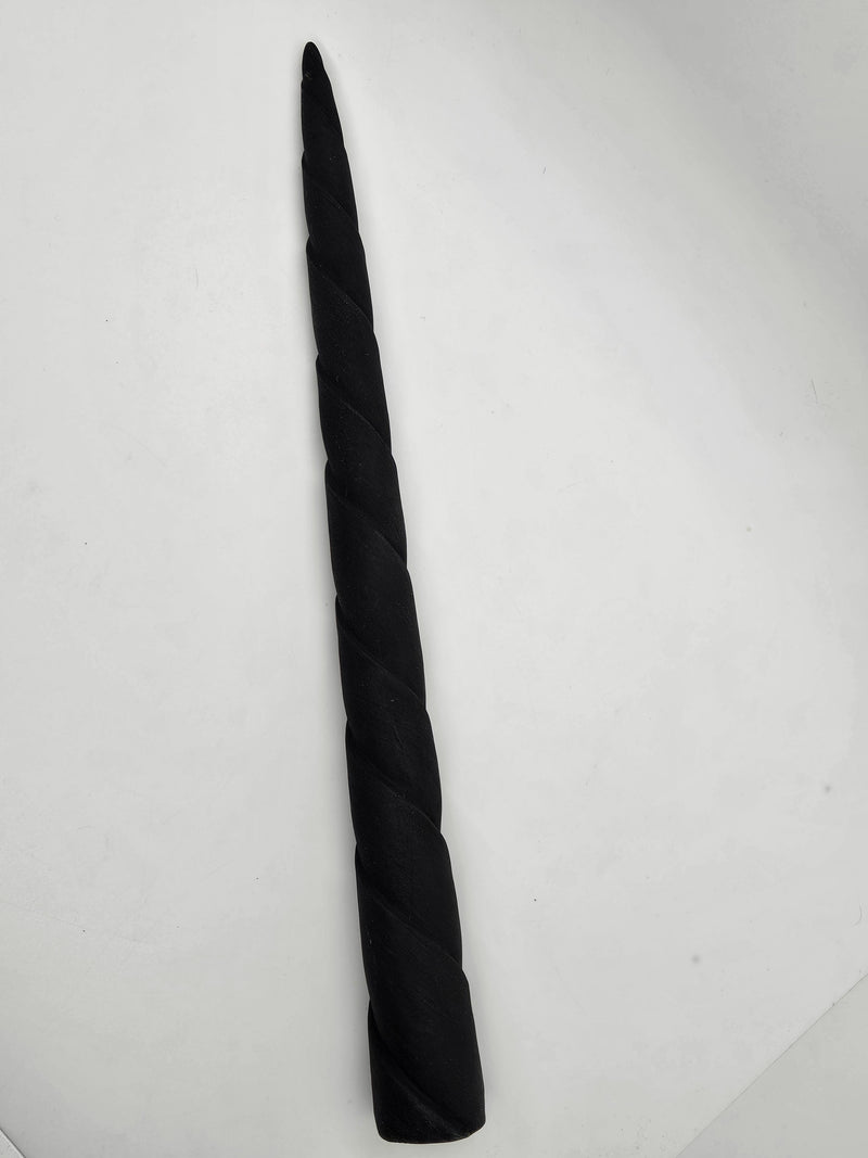 Plastic Opaque 12 Inch Unicorn Horn