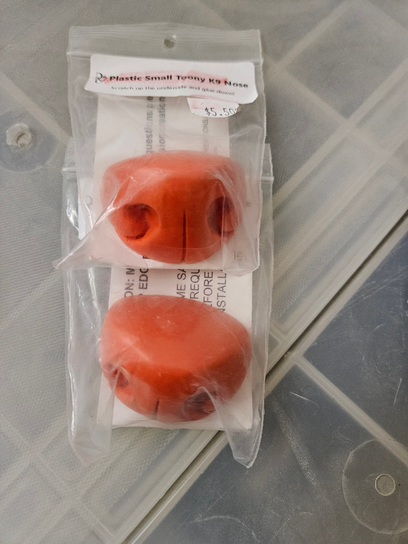 Ready to Ship - Heavy Discount Item: Plastic Small Toony K9 Nose