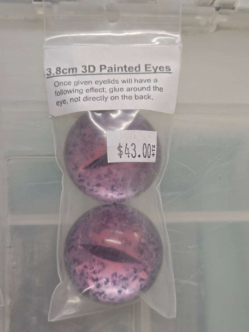 Ready to ship: 3.8 cm 3D Painted Eyes