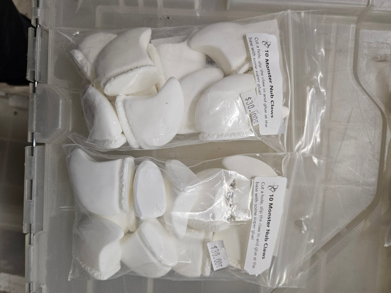 Ready to ship: Monster Nub Claw Packs