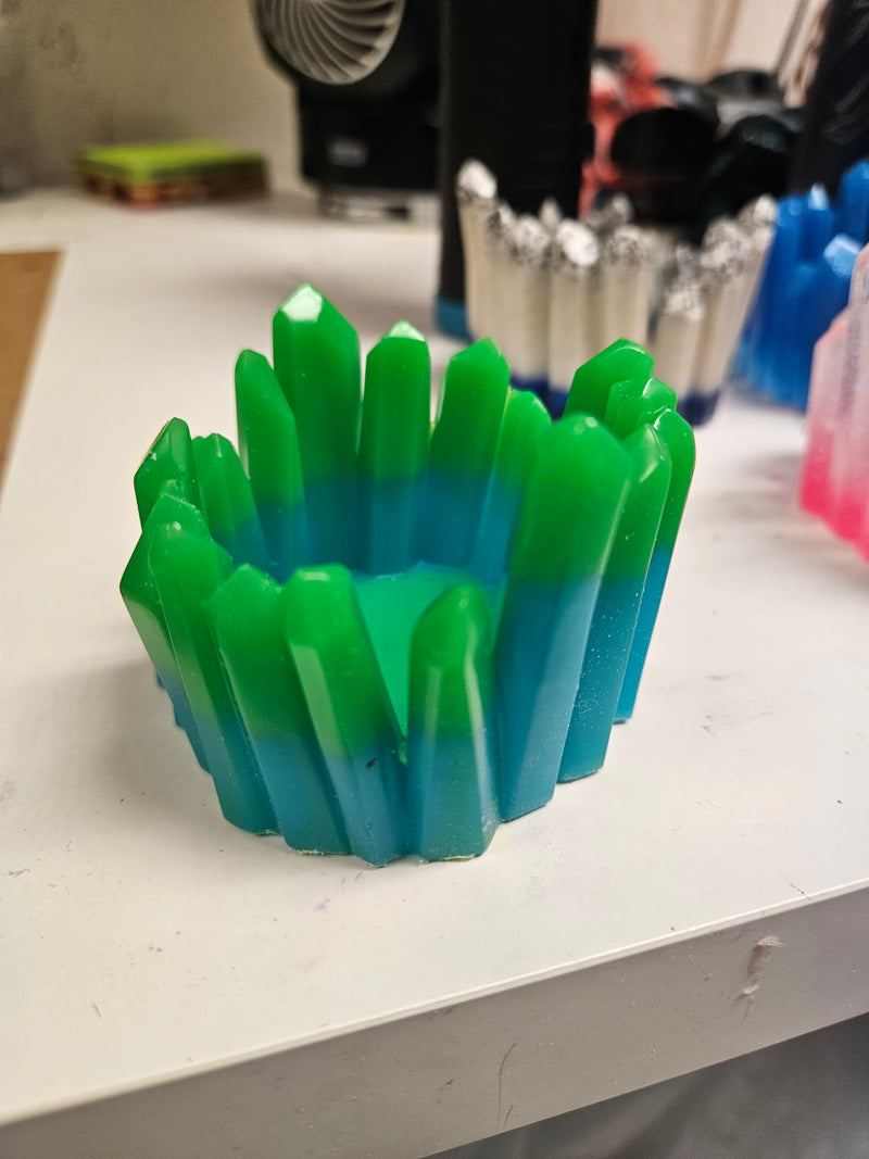 Ready to Ship: Resin Crystal Tealight/trinket cups