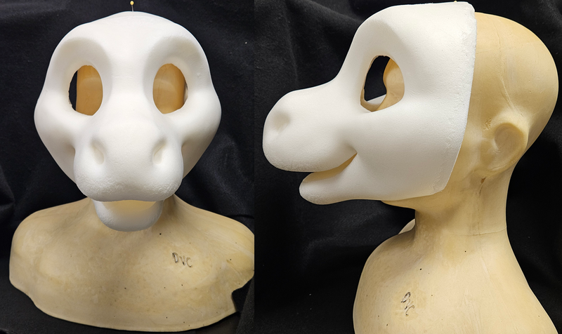 Foam Toony Dutch Angel Dragon Head