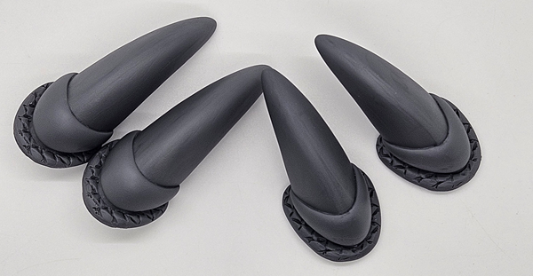 Basic Opaque Single Colored Realistic Sergal Toe Claws *Sold per Set*