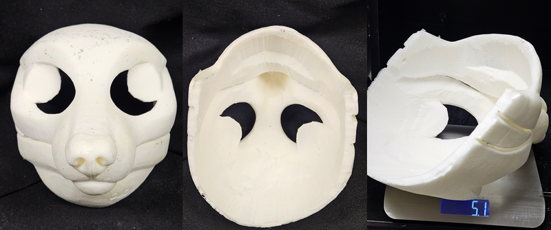 Foam Semi-Realistic Fox Head