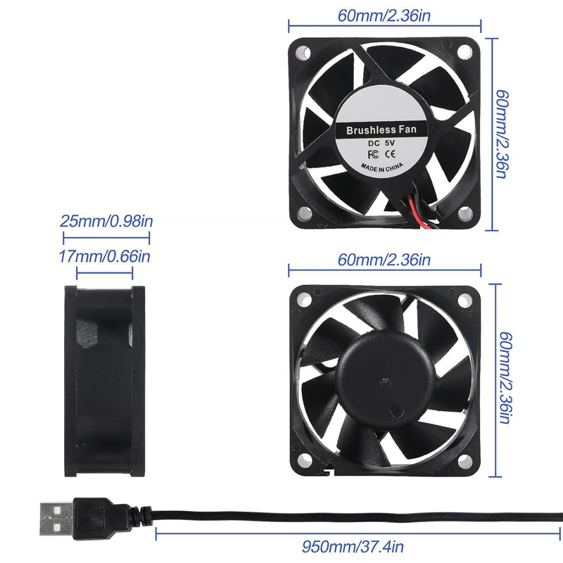 2.5" Inch Fan USB Power