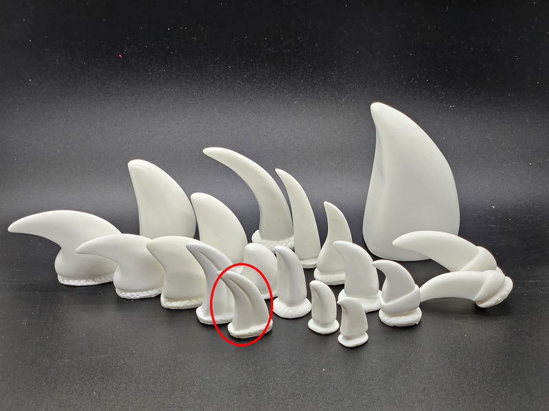 UV Reactive 2 Layered Mini Raptor Claws *Sold Per Claw*