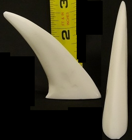 Basic Opaque 2.5-Inch Plastic Spike  *sold per spike*