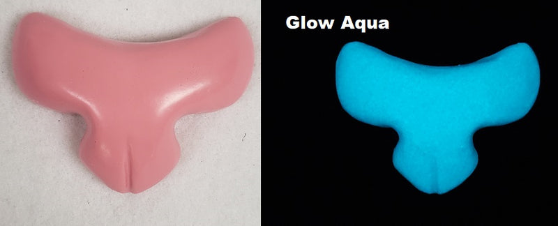 Glow in the Dark Plastic Toony Feline Nose