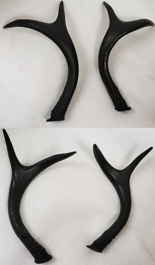 Plastic Opaque Four Point Deer Antlers