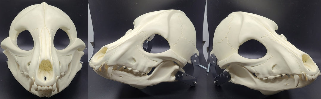 Skeletal K9 Cut and Hinged Mask – DreamVision Creations