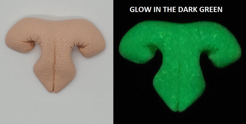 Glow in the Dark Plastic Realistic Medium Feline Nose