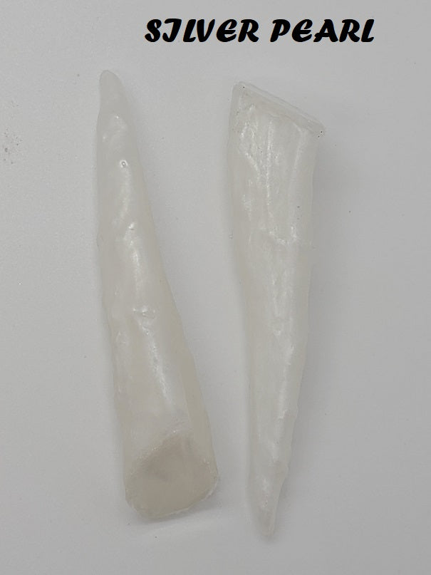 Plastic Shimmer Medium Rigid Antler Tips