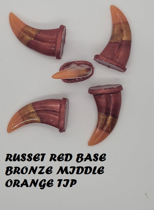 Shimmer 3 Layered Small Raptor Claws *Sold Per Claw*