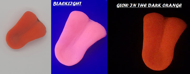 Silicone Glow in the Dark Small Feline Tongue
