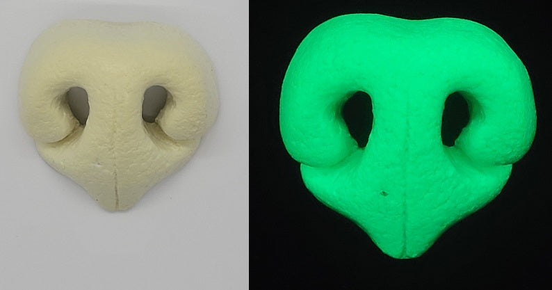 Glow in the Dark Plastic Realistic Canine Nose