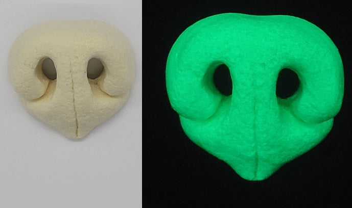 Glow in the Dark Plastic Realistic Small K9 Nose