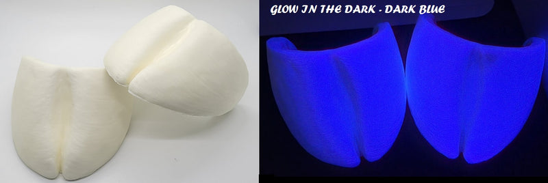 Glow in the Dark Small Cloven Hooves