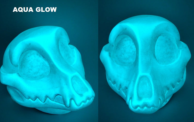 Glow in the Dark Toony Skull K9 Uncut Resin Mask