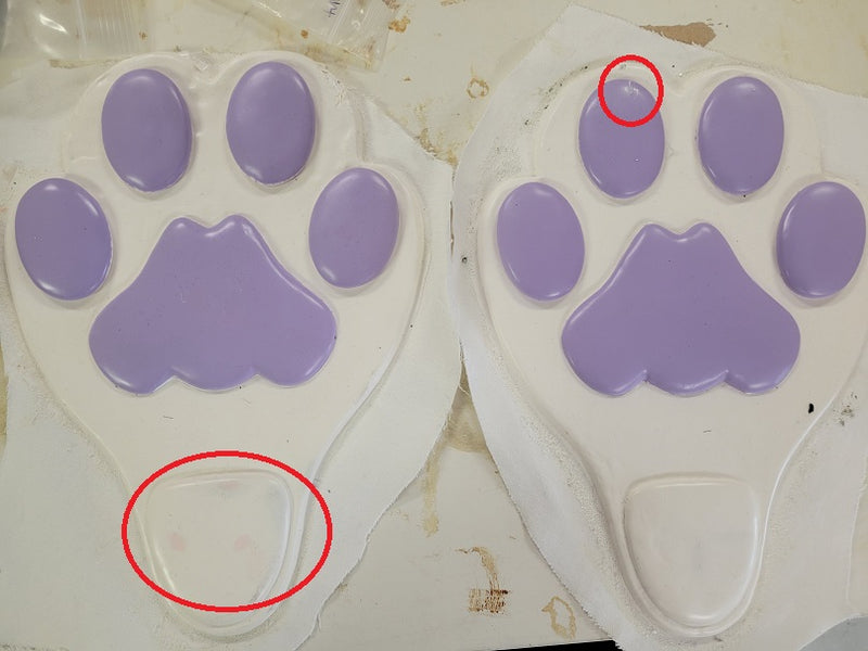 Artículo con descuento: Almohadillas de goma para pies felinos