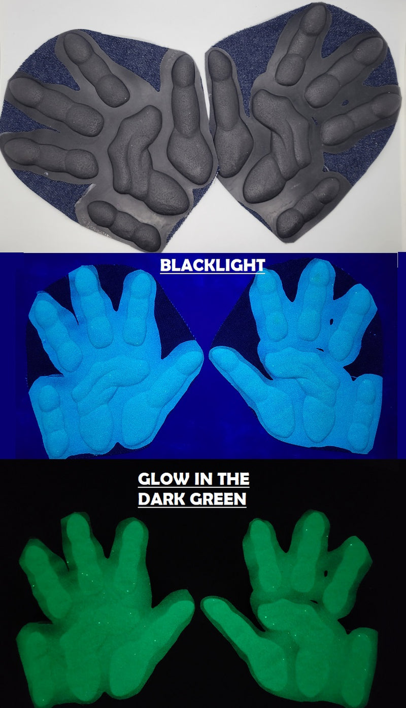 Silicone Glow in the Dark Sergal Handpads