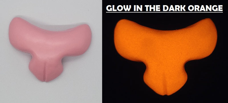 Glow in the Dark Plastic Toony Feline Nose